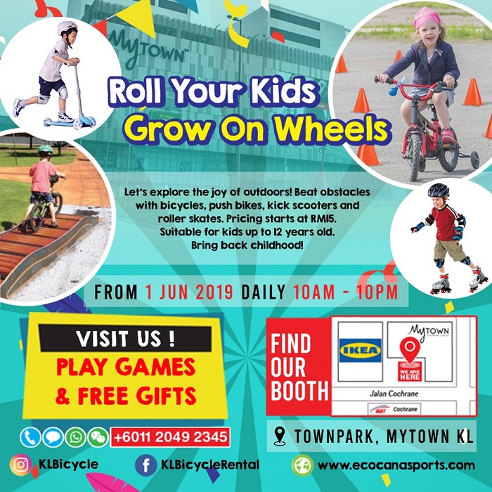  Roll your kids; Grow on wheels 