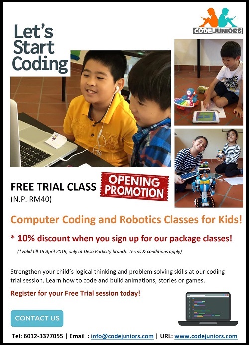  Let’s Start Coding @ Code Juniors 