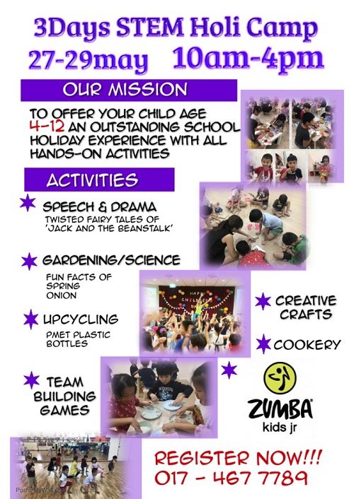  Kide Science 3 Days STEM Holiday Camp 