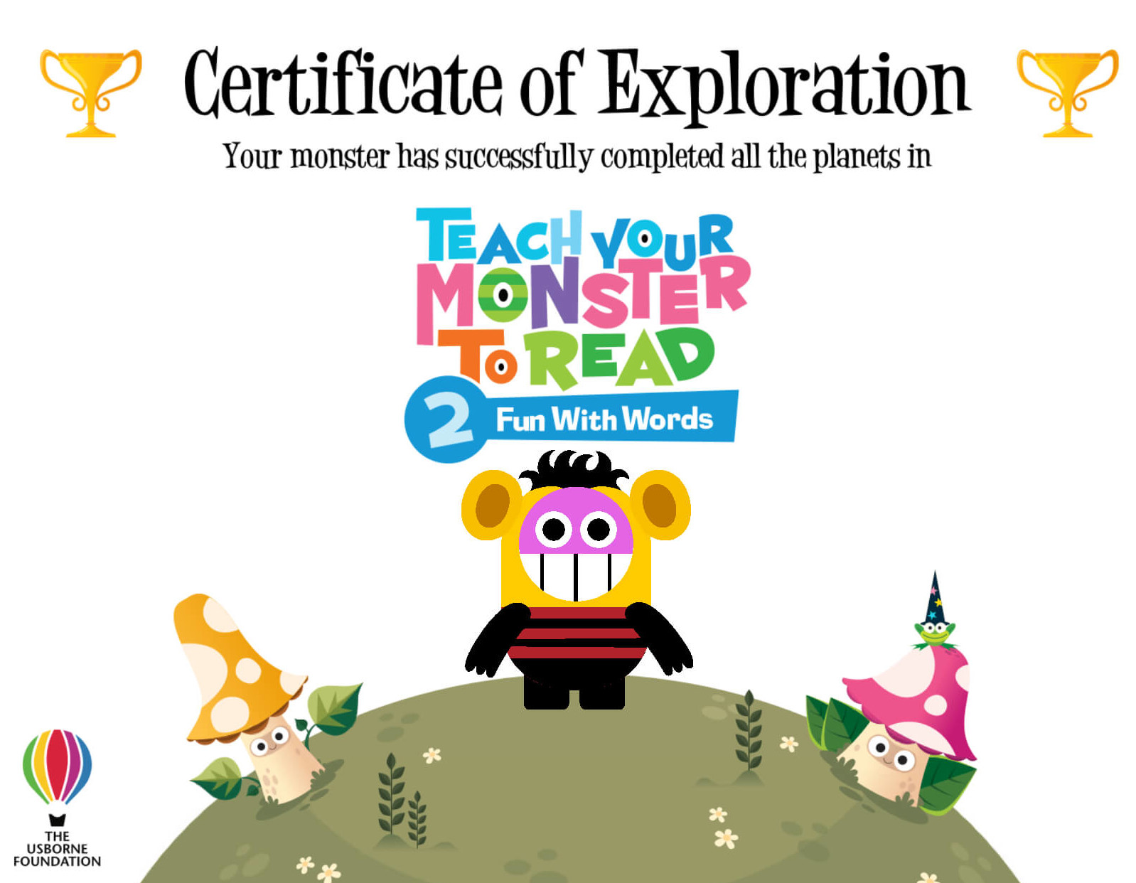 Teach Your Monster to Read
