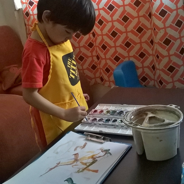 being advanced as a child