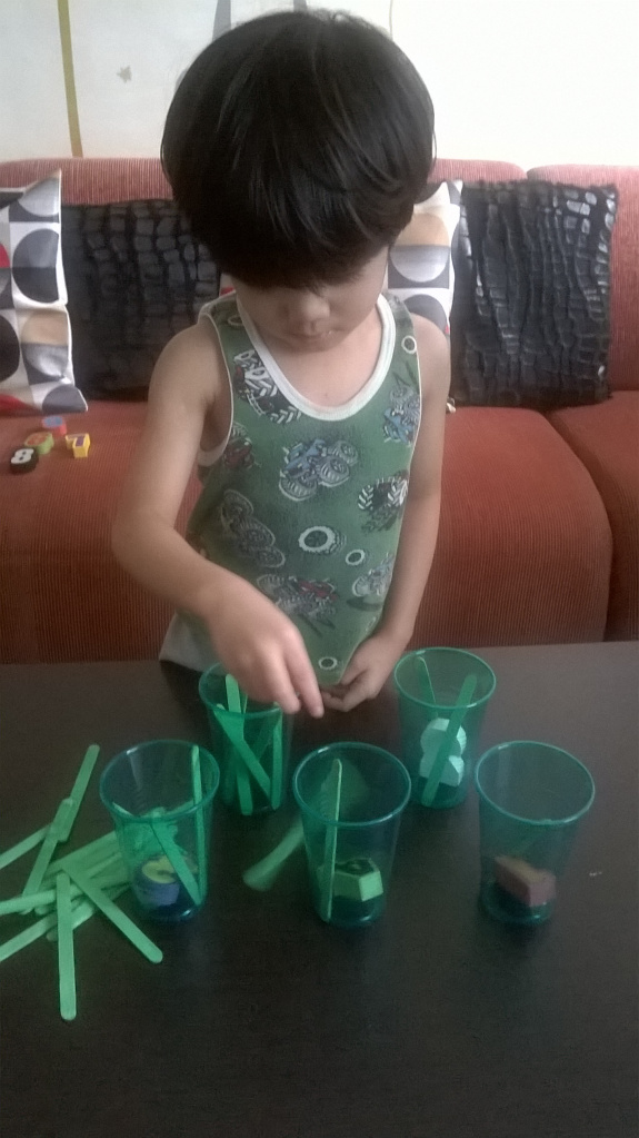being advanced as a child