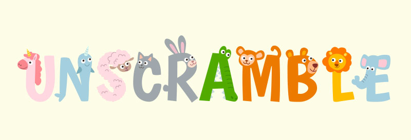Unscramble - Animals Edition!