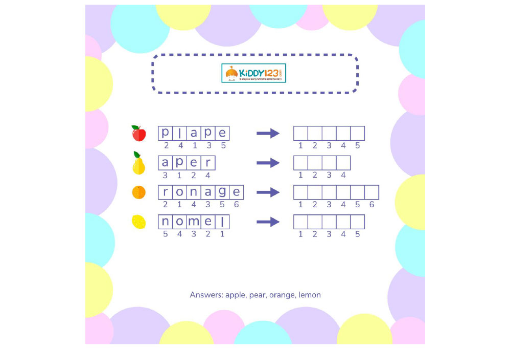 worksheet language