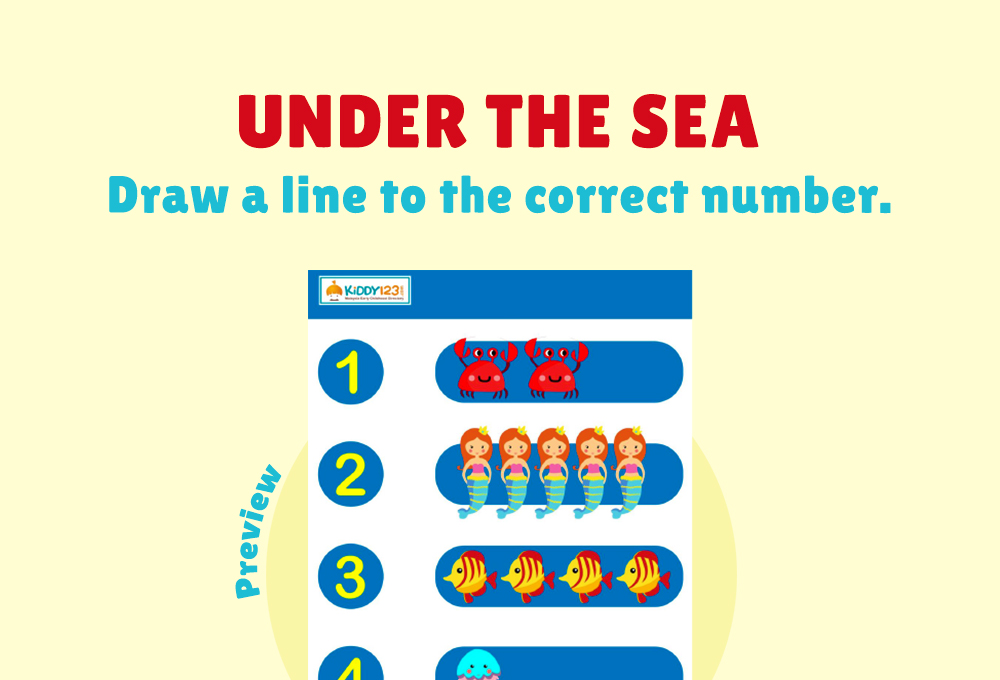 quiz numbers under the sea