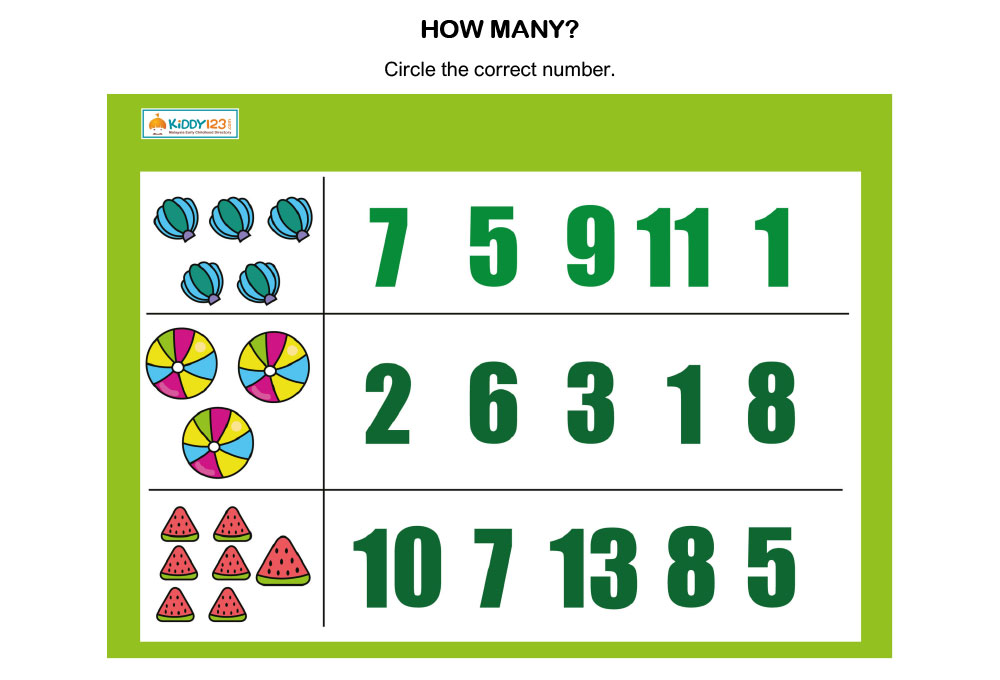 worksheet number
