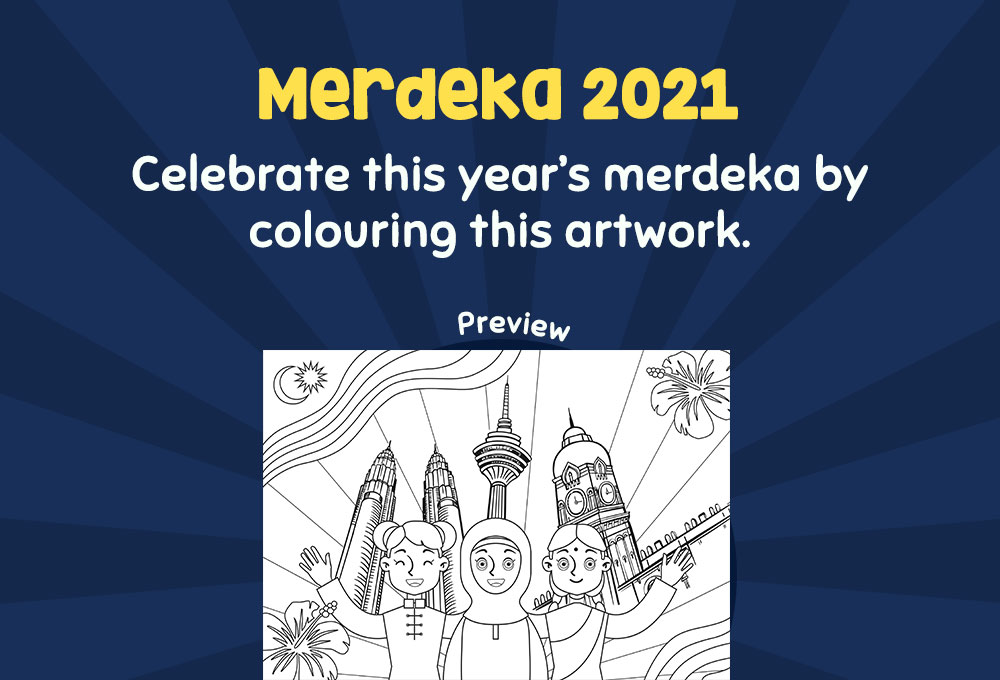 printable worksheet art merdeka