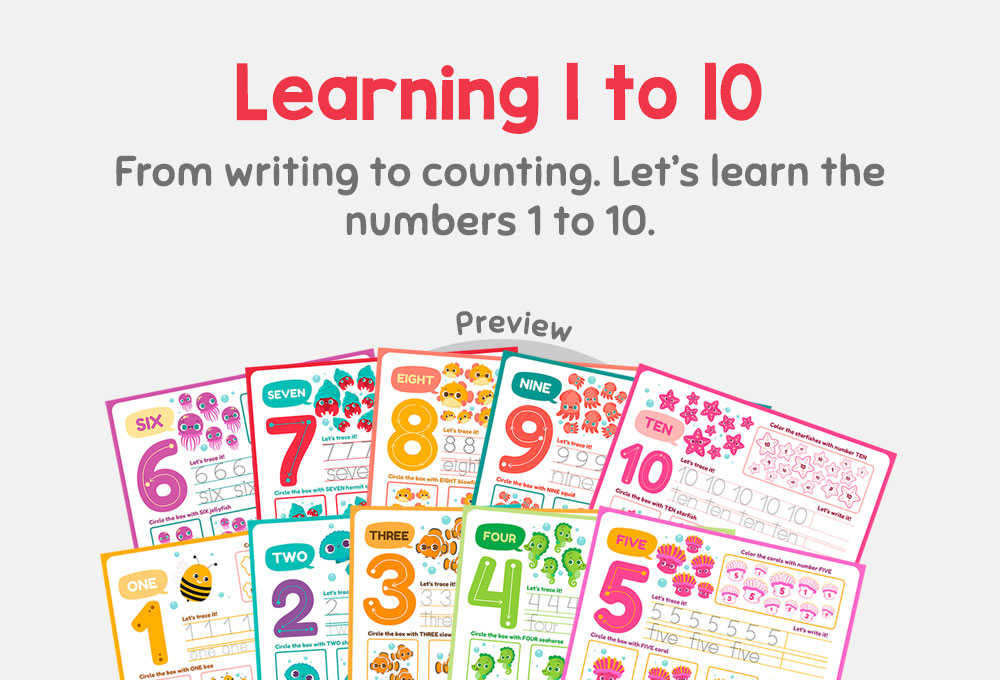printable worksheet numbers