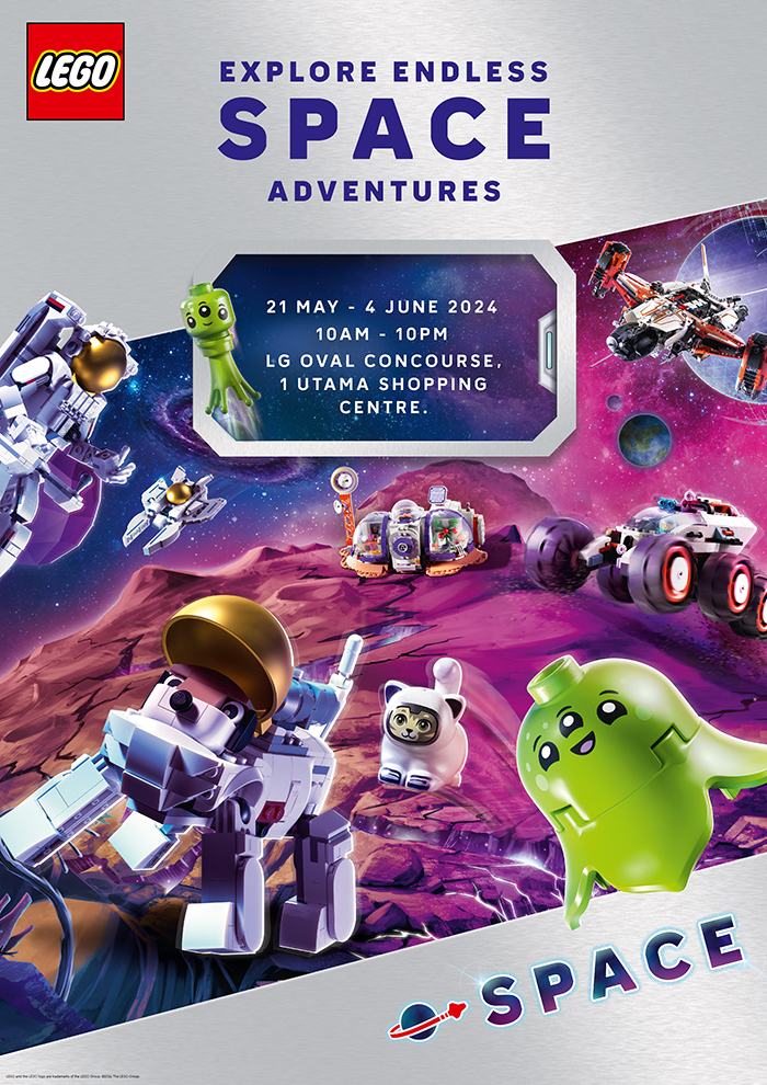 Embark on an Epic LEGO Space Adventure at 1Utama