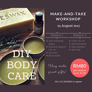 DIY Body Care Workshop at Giggle@Space