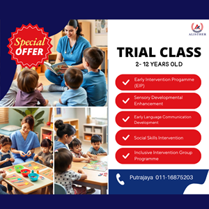 Trial Class @ Alisther Intervention & Rehabilitation Centre, Putrajaya