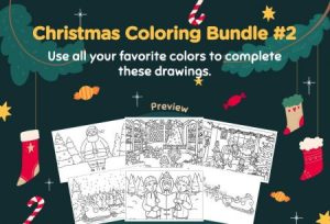 Art - Christmas Coloring Bundle