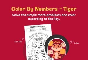 Color By Numbers - Tiger (Chinese New Year 2022)