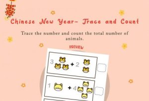 Numbers - Trace and Count (Chinese New Year 2022)