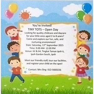 Open Day @ Tiny-Tots Montessori Centre, Ipoh