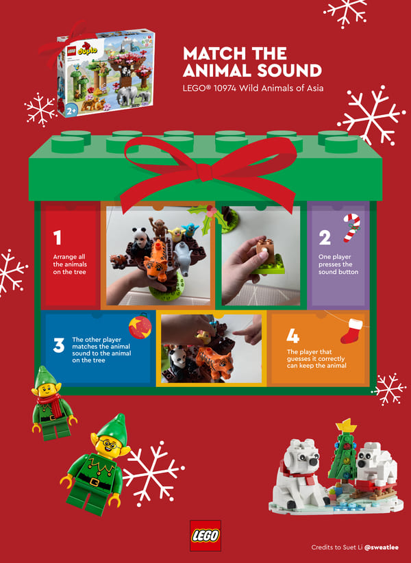 Tis’ the season to be jolly and build a playful holiday with The LEGO® Group