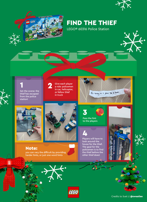 Tis’ the season to be jolly and build a playful holiday with The LEGO® Group