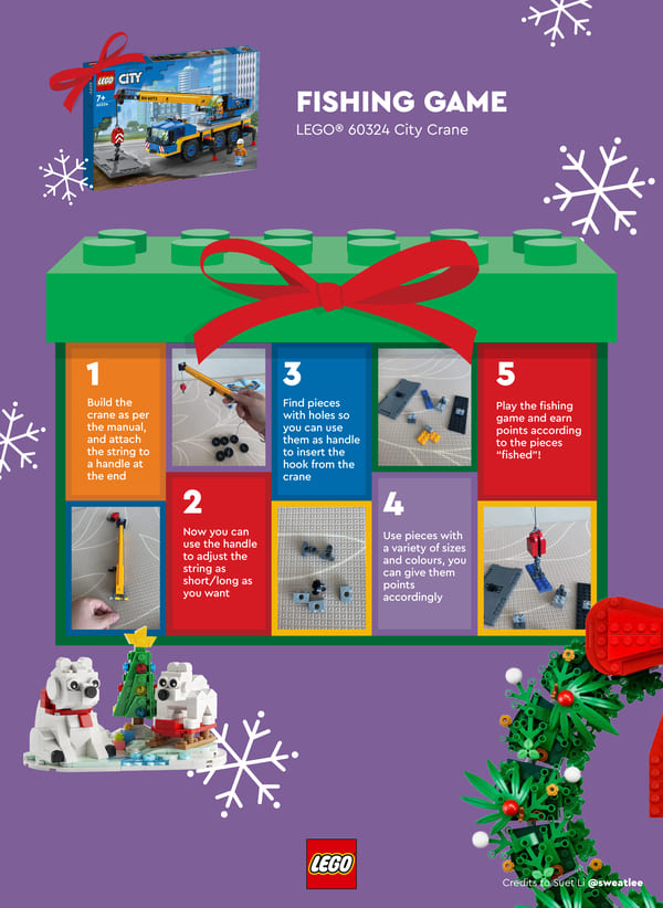 Tis’ the season to be jolly and build a playful holiday with The LEGO® Group